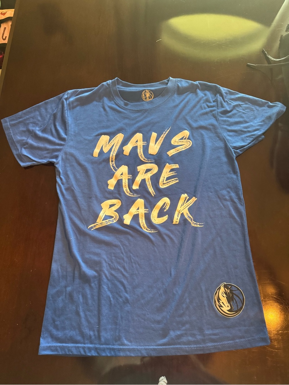 Nike Blue 'Mavs Are Back' Short Sleeve Tee - P